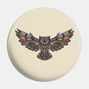 Flying Owl Pin