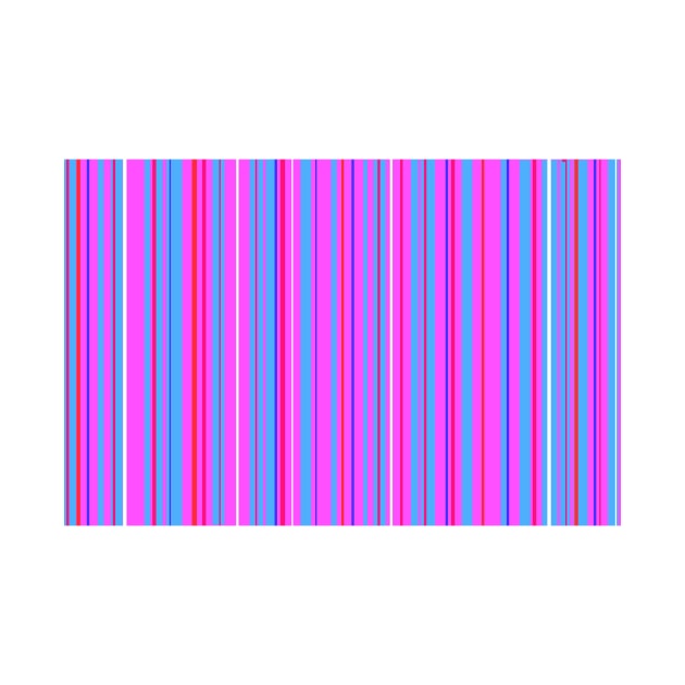 Blue & Pink Stripes by StripePatterns