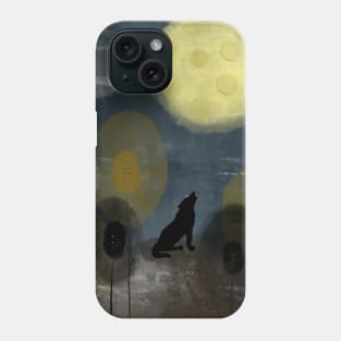 Howling at the Moon Phone Case