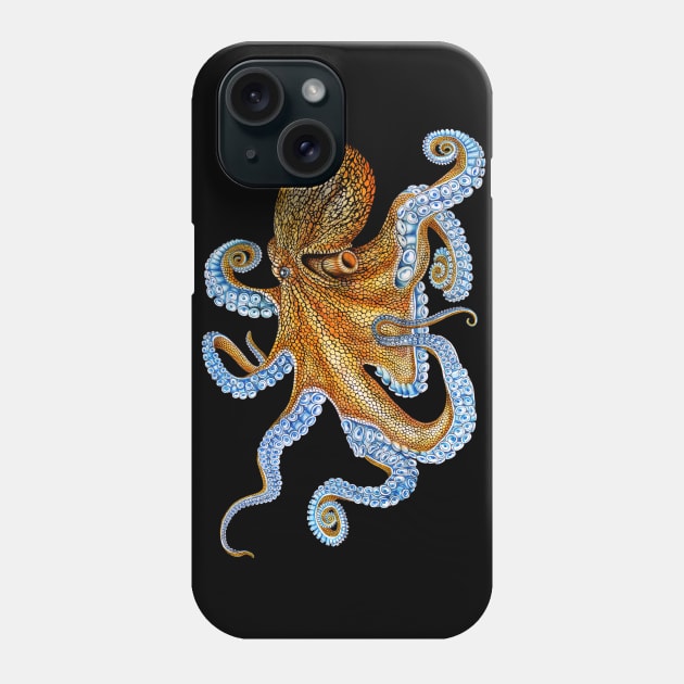 Octopus Phone Case by Tim Jeffs Art