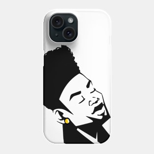 Stenciled High Top Afro Phone Case