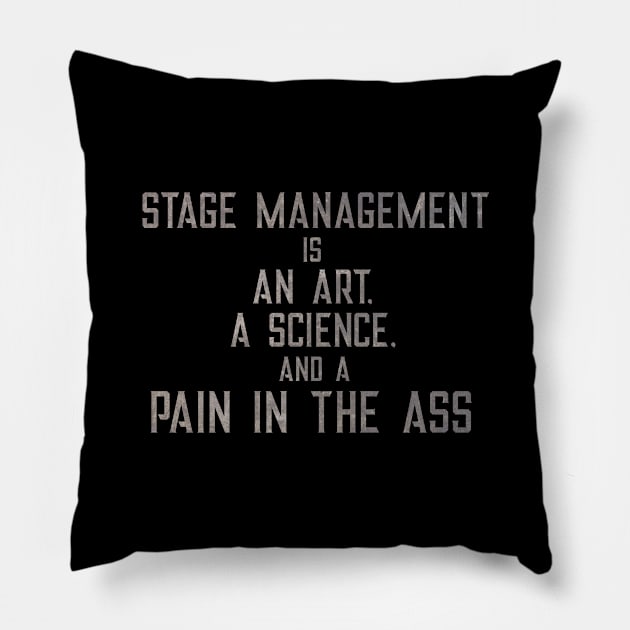 Stage Management Pillow by TheatreThoughts