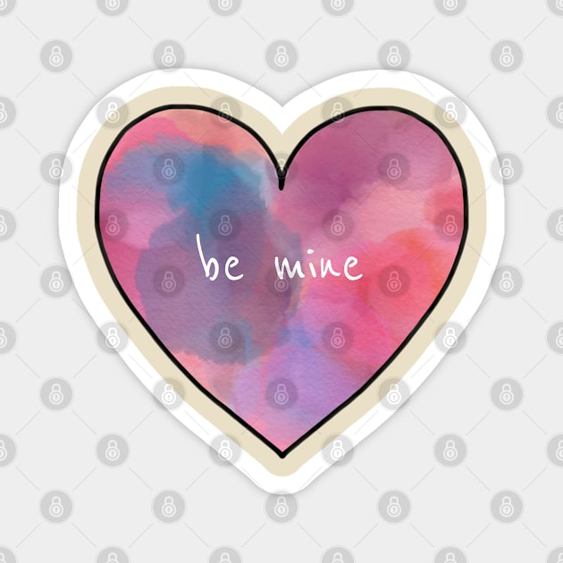 Be Mine Valentine Heart Magnet by faiiryliite