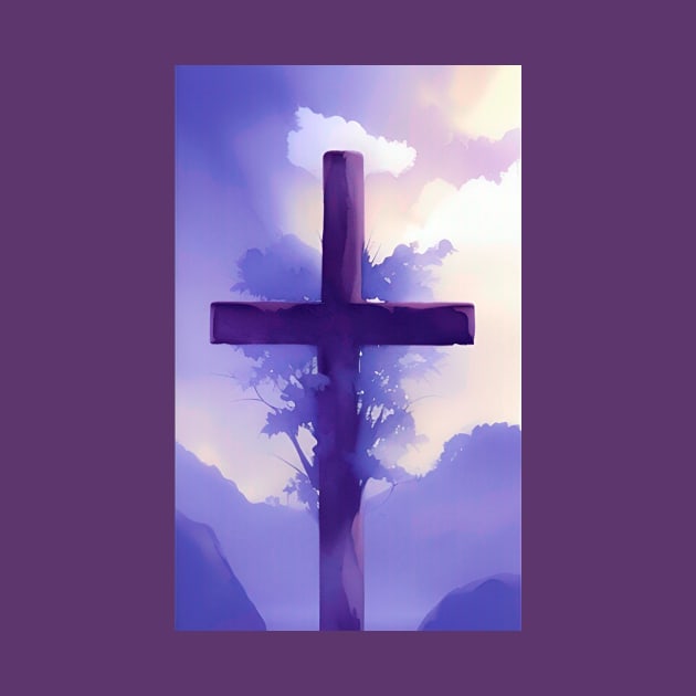 Cross artwork by Gaspar Avila