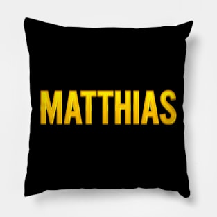 Matthias Name Pillow