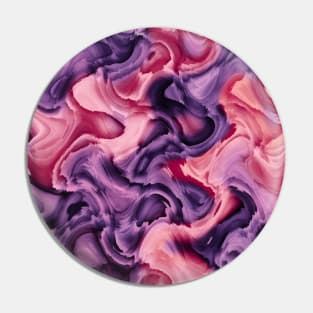 Purple And Pink Abstract Art Pin