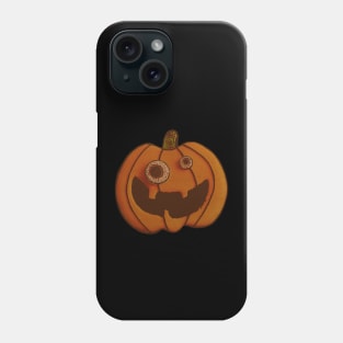 Cute Spooky Halloween Wiggly Eyes Jack O Lantern Cookie Lover Phone Case