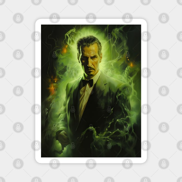 Vincent Price Magnet by Kary Pearson