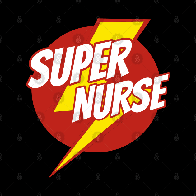 Super Nurse - Funny Nursing Superhero - Lightning Edition by isstgeschichte