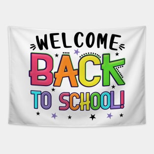 Welcome Back To School First Day Of School Students Teachers Tapestry