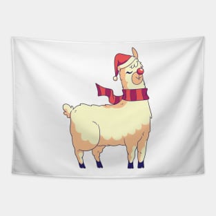 Christmas Alpaca Tapestry