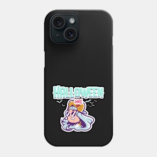 Halloween Girl Orange Hat Phone Case