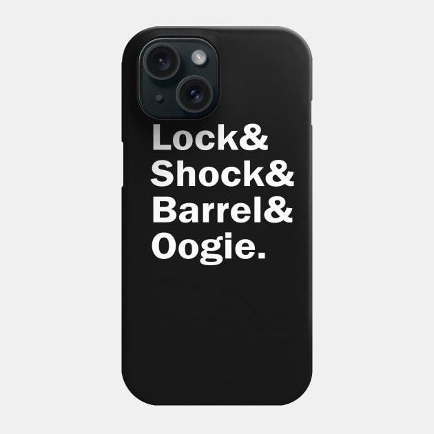 Funny Names x Nightmare Before Christmas (Lock, Shock, Barrel, Oogie) Phone Case by muckychris