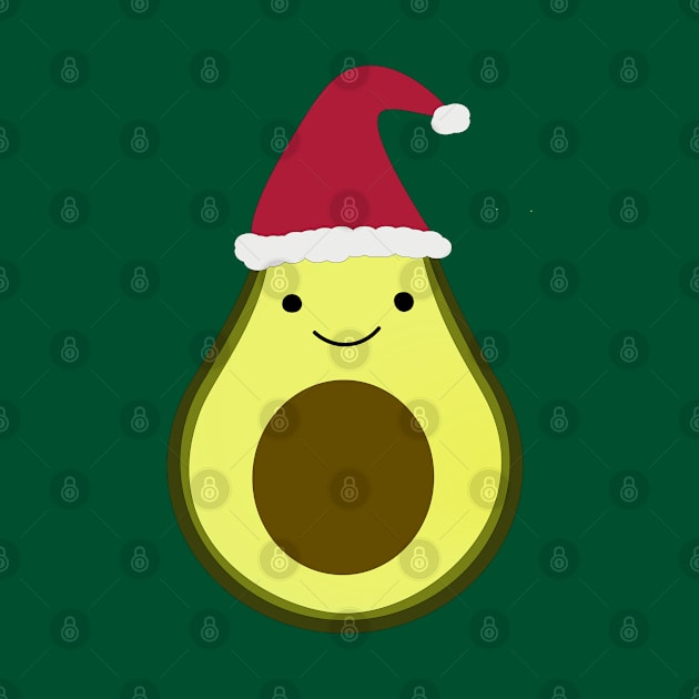 Santa Avocado by Hedgie Designs