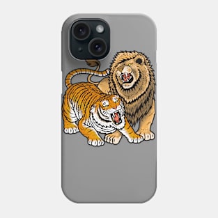 TIGER VS LION Phone Case