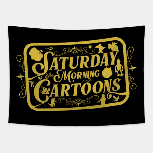 Saturday Morning Cartoons Tapestry