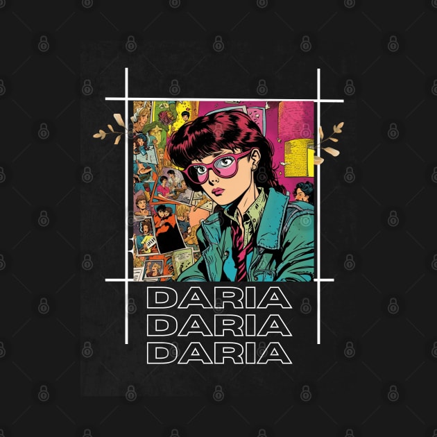 Daria vintage 90s style by Nasromaystro