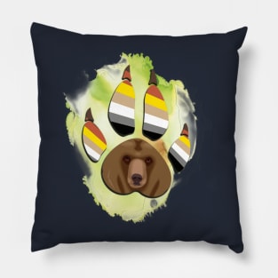 Bear Pride Paw Pillow