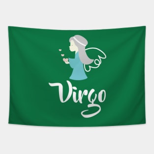 Virgo Aug 23 - Sep 22 - Earth sign - Zodiac symbols Tapestry