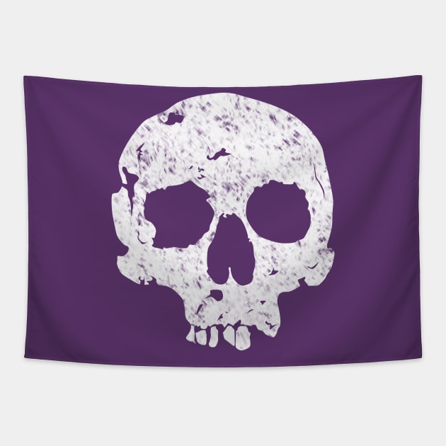 Head Skull Tapestry by ilrokery