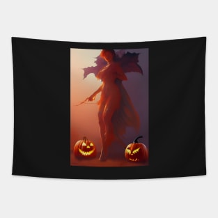 Fall witch Tapestry