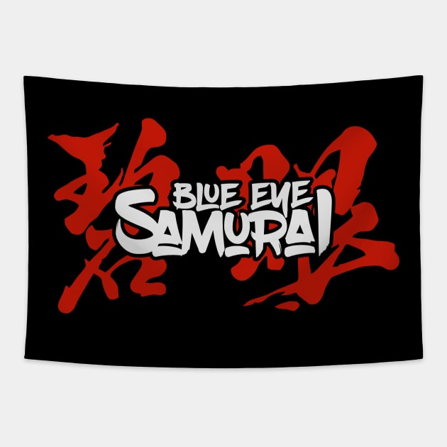 Blue Eye Samurai Tapestry by Vault Emporium