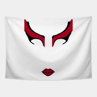 Kyoshi Warrior Makeup Tapestry