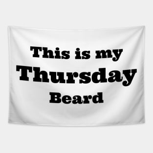 Thursday beard Tapestry