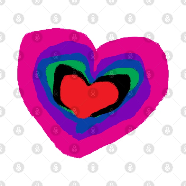 RainBow Heart #TPArtDecoContest by EllenDaisyShop