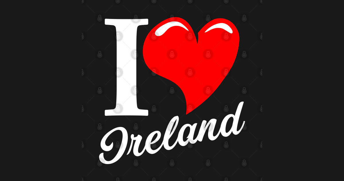 I love Ireland Ireland Posters and Art Prints TeePublic