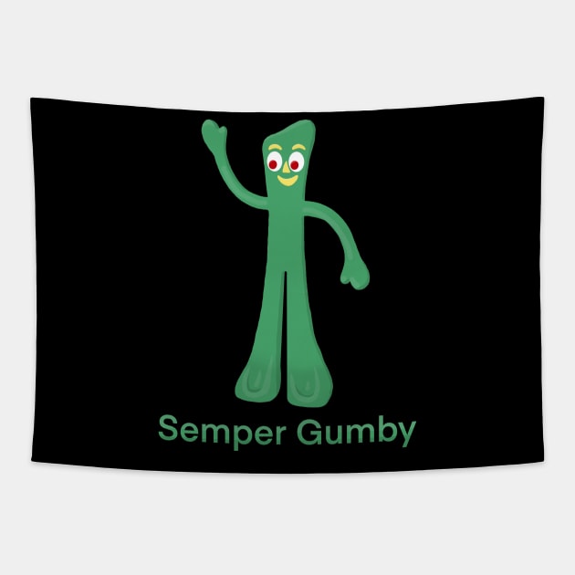 Semper Gumby Tapestry by 752 Designs