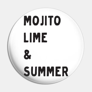 Mojito lime and summer Pin