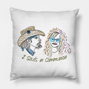 2 Souls in Communion Pillow