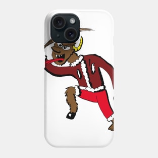 Krampus evil looking Phone Case