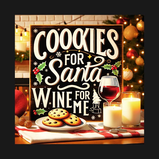 Cookies for Santa, Wine for Me by St01k@