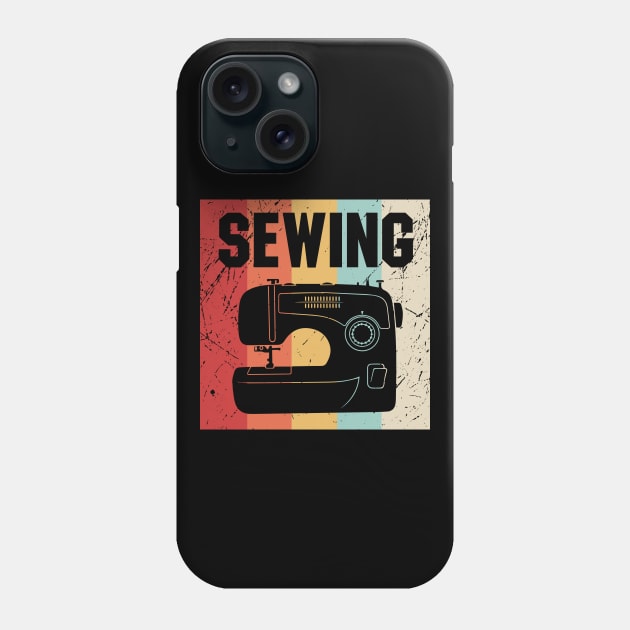 Sewing Vintage Retro Phone Case by sunima