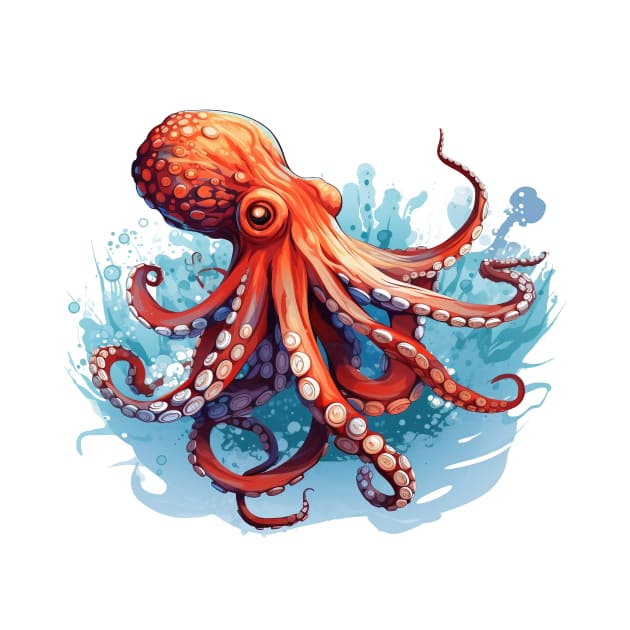 Orange Octopus by zooleisurelife