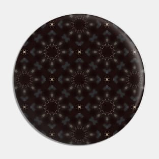 Black and White subtle circular dots - WelshDesignsTP002 Pin