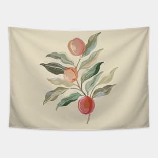 Painterly Peaches Tapestry