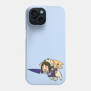 I draw osaka the mobile student with chiyo chan's dad and tadakichi san / azumanga daioh Phone Case