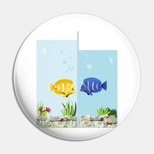 Fish in the aquarium Pin