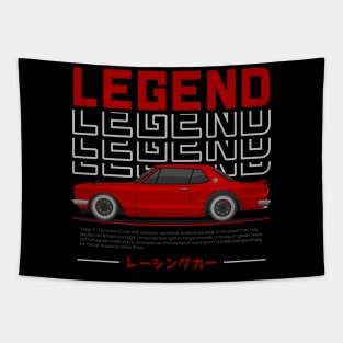 Tuner Red Hakosuka JDM Tapestry