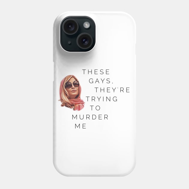 These Gays, They're Trying To Murder Me - Tanya White Lotus Phone Case by Live Together