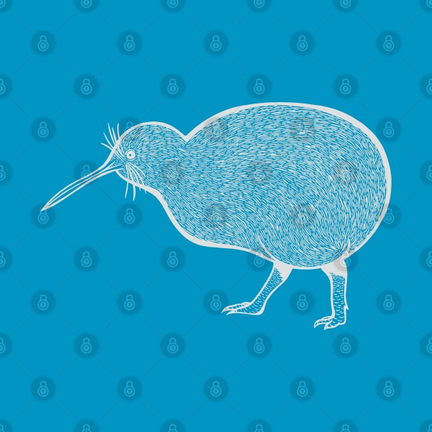 Kiwi Bird - detailed animal design by Green Paladin