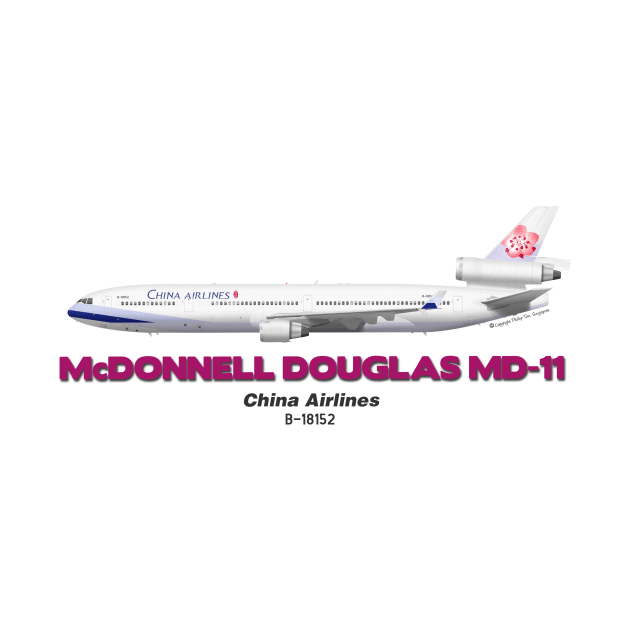 McDonnell Douglas MD-11 - China Airlines by TheArtofFlying