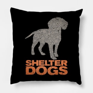 SHELTER DOGS Pillow