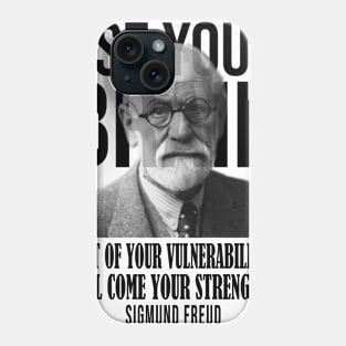 Use your brain - Sigmund Freud Phone Case