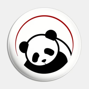 Panda Moon Pin