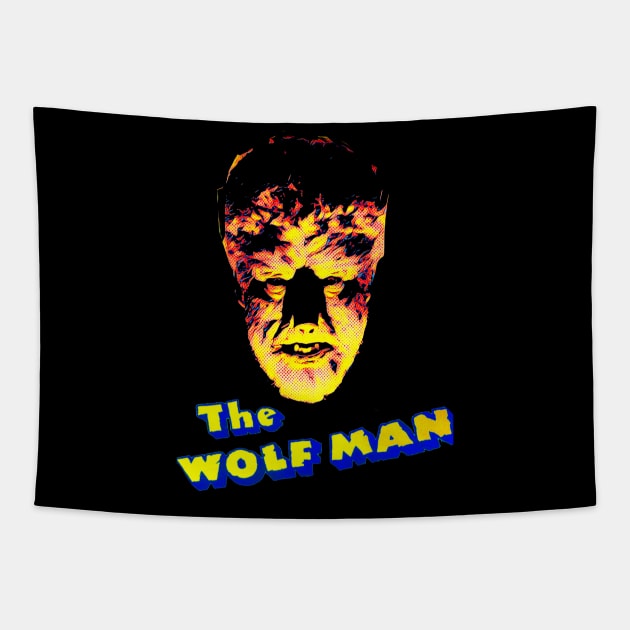 Wolf Man Tapestry by Fred_art_61