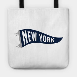 New York Pennant - White Tote